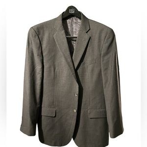 Loro Piana Norstrom 100% Wool Dark Grey Blazer Men’s Size 44